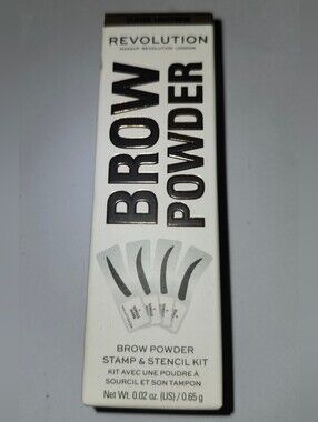 Revolution Brow Powder Stamp & Stencil Kit - New